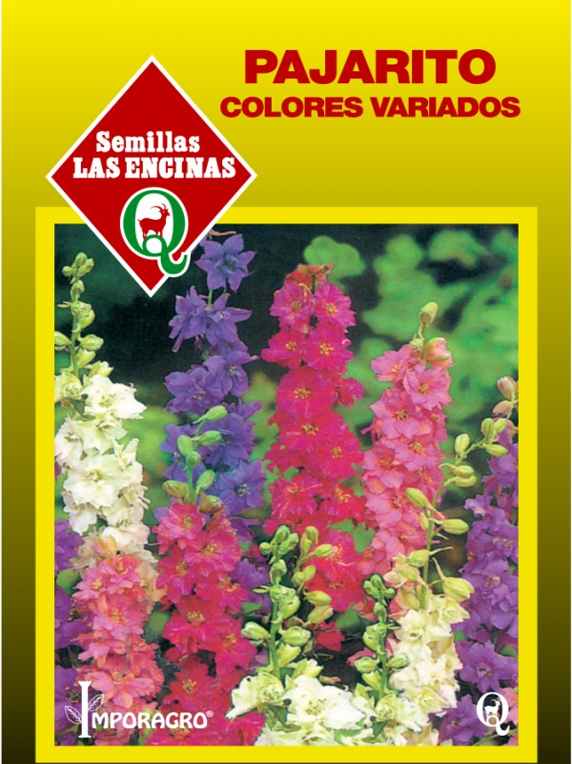 Semillas de Pajarito Colores Variados Larkspur